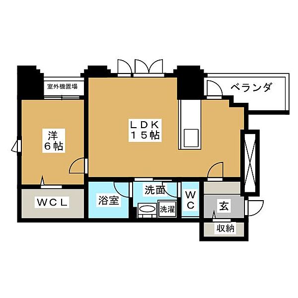 ＬＩＢＥＲＴＡ　ＣＡＲＩＮＯ ｜愛知県名古屋市中区丸の内３丁目(賃貸マンション1LDK・10階・49.96㎡)の写真 その2