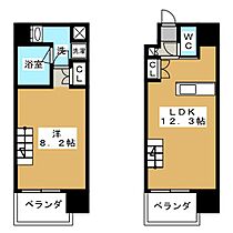 シエルブルー栄  ｜ 愛知県名古屋市中区栄４丁目（賃貸マンション1LDK・11階・49.83㎡） その2