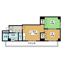 丸の内ＩＨビル  ｜ 愛知県名古屋市中区丸の内１丁目（賃貸マンション2LDK・6階・53.90㎡） その2