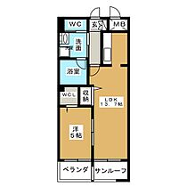 あいさきがけ  ｜ 愛知県名古屋市東区泉１丁目（賃貸マンション1LDK・4階・47.45㎡） その2