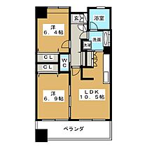 ＡＲＥＸ丸の内  ｜ 愛知県名古屋市中区丸の内２丁目（賃貸マンション2LDK・8階・54.22㎡） その2