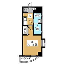 カレント新栄  ｜ 愛知県名古屋市中区新栄１丁目（賃貸マンション1K・4階・24.99㎡） その2