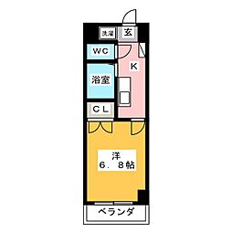 間取図画像 1K