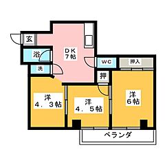 物件の間取り
