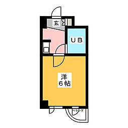 ライオンズマンション丸の内第5 1Kの間取図画像