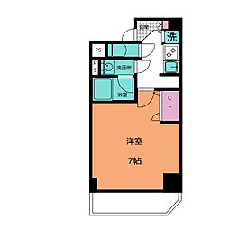 APEX名古屋栄プレミアライフ 1Kの間取図画像