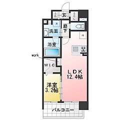 積水ハウス施工 泉3丁目計画 1LDKの間取図画像