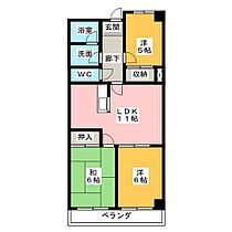 クリエーション1108  ｜ 愛知県名古屋市中川区小本２丁目（賃貸マンション3LDK・3階・63.00㎡） その2