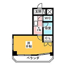 アルカサール  ｜ 愛知県名古屋市中川区打中１丁目（賃貸マンション1K・2階・23.76㎡） その2