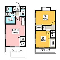 ノースコート  ｜ 愛知県名古屋市中川区八家町２丁目（賃貸テラスハウス2LDK・2階・52.42㎡） その2