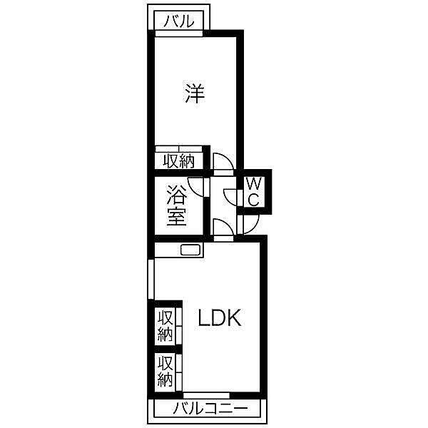 サンハイツ中駒 ｜愛知県名古屋市中川区中郷２丁目(賃貸マンション1LDK・3階・45.00㎡)の写真 その2