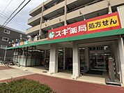 ドラッグストア 「スギ薬局まで790m」