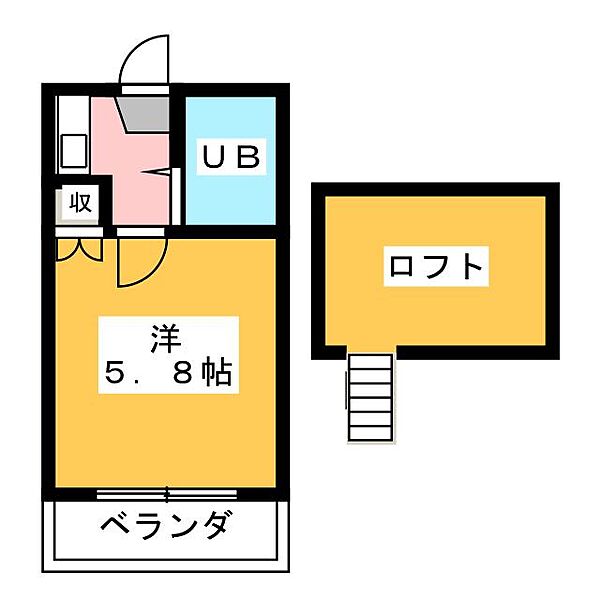 リバティー荒子 ｜愛知県名古屋市中川区荒子町字宮窓(賃貸アパート1K・2階・15.52㎡)の写真 その2