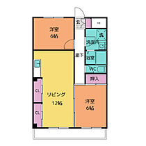 ネイティブスペースＫ’ｓ  ｜ 愛知県名古屋市中川区吉津１丁目（賃貸マンション2LDK・1階・56.51㎡） その2