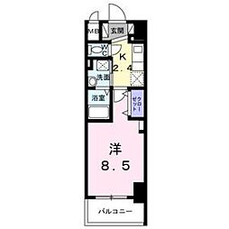 名古屋市中川区福住町マンション 1Kの間取図画像