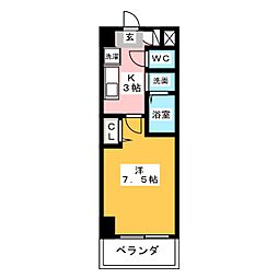 ファーニッシュ太平通 1Kの間取図画像