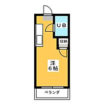 マンション愛晃  ｜ 愛知県名古屋市瑞穂区彌富町字上山（賃貸マンション1R・4階・18.27㎡） その2