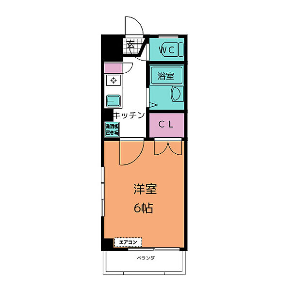 ブラウンズシュガー ｜愛知県名古屋市瑞穂区彌富町字月見ケ岡(賃貸マンション1K・2階・18.67㎡)の写真 その2