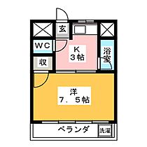 コーポ倉正  ｜ 愛知県名古屋市天白区元八事２丁目（賃貸マンション1K・3階・21.00㎡） その2