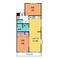 ＪＭＢ  ｜ 愛知県名古屋市瑞穂区彌富町字桜ケ岡（賃貸マンション2LDK・2階・54.46㎡） その2