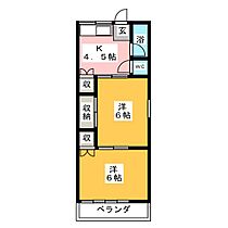 弥生荘  ｜ 愛知県名古屋市昭和区川名山町１丁目（賃貸アパート2K・1階・32.40㎡） その2