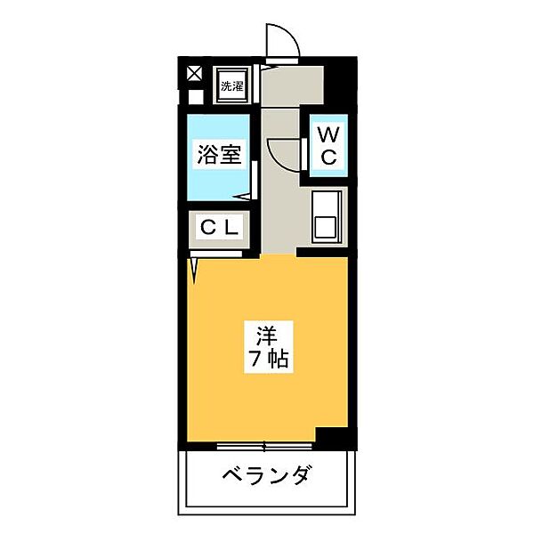 ＰＥＮＯＴＯ杁中 ｜愛知県名古屋市昭和区花見通３丁目(賃貸マンション1R・3階・22.40㎡)の写真 その2