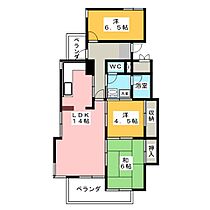 マンション汐見I　ＣＤ棟  ｜ 愛知県名古屋市昭和区汐見町（賃貸マンション3LDK・2階・71.71㎡） その2