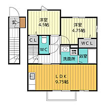 エスポワール  ｜ 愛知県名古屋市昭和区伊勝町１丁目（賃貸アパート2LDK・1階・45.70㎡） その2