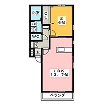 ラ・ラフィネダンケイII  ｜ 愛知県名古屋市昭和区五軒家町（賃貸アパート1LDK・1階・47.17㎡） その2