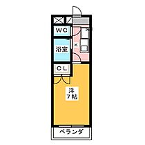 セントラルハイツ滝川  ｜ 愛知県名古屋市昭和区滝川町（賃貸マンション1K・3階・21.60㎡） その2