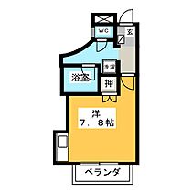 ドーム高峯  ｜ 愛知県名古屋市昭和区妙見町（賃貸マンション1R・2階・26.04㎡） その2