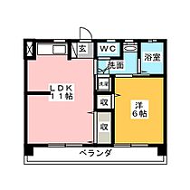 小林ビル  ｜ 愛知県名古屋市昭和区隼人町（賃貸マンション1LDK・6階・38.00㎡） その2