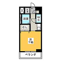 ＰＥＮＯＴＯ杁中  ｜ 愛知県名古屋市昭和区花見通３丁目（賃貸マンション1R・8階・22.40㎡） その2