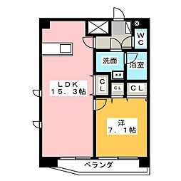 間取図画像 1LDK