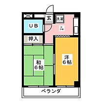 明月ビル  ｜ 愛知県名古屋市熱田区二番２丁目（賃貸マンション2K・3階・34.08㎡） その2