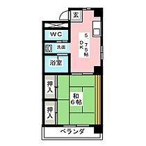 アクセスコートI  ｜ 愛知県名古屋市南区豊田１丁目（賃貸マンション1DK・5階・27.54㎡） その2