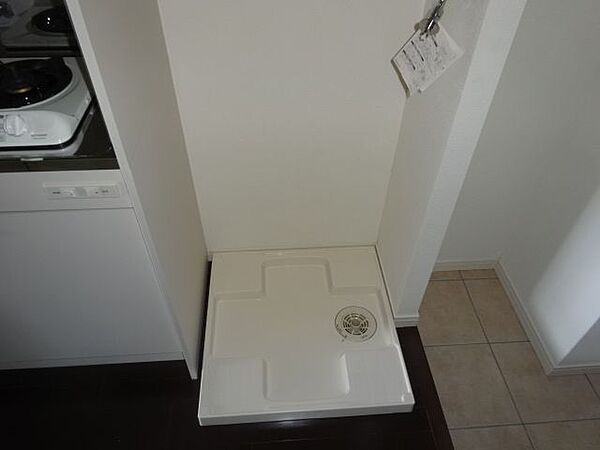 画像5:洗濯機置き場は室内です