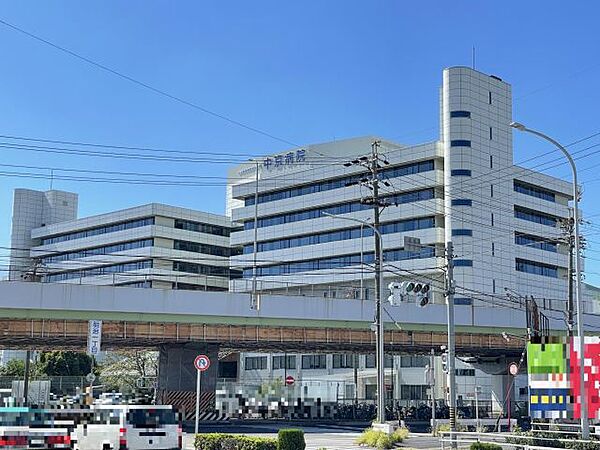 画像11:病院「中京病院まで1400m」