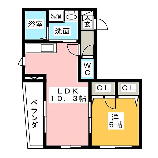 メゾン　エスポワール ｜愛知県名古屋市熱田区玉の井町(賃貸マンション1LDK・1階・39.81㎡)の写真 その2