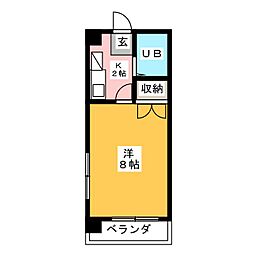 間取図画像 1K