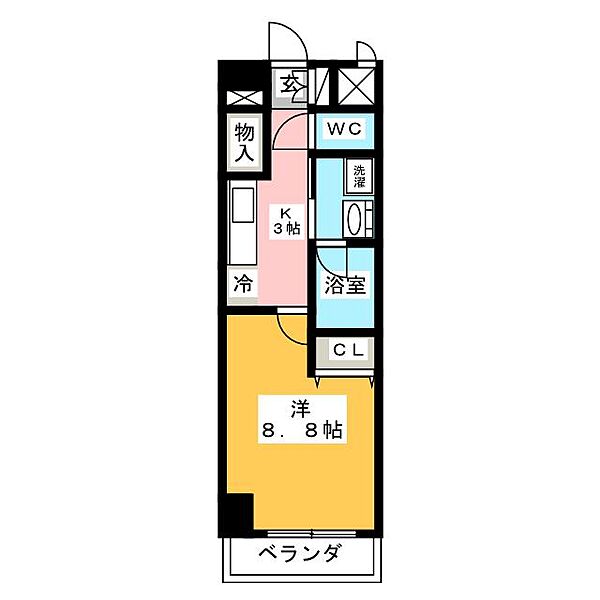 ニューシティアパートメンツ円上町 ｜愛知県名古屋市昭和区円上町(賃貸マンション1K・2階・29.90㎡)の写真 その2