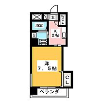 ＴＲＵＳＴＹ千代田  ｜ 愛知県名古屋市中区千代田３丁目（賃貸マンション1K・8階・26.23㎡） その2