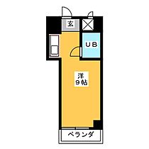 橘ハイツ  ｜ 愛知県名古屋市中区橘１丁目（賃貸マンション1R・4階・18.00㎡） その2