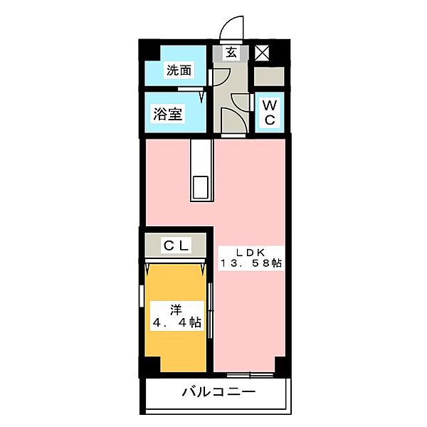 Primal千種stelo ｜愛知県名古屋市中区新栄２丁目(賃貸マンション1LDK・14階・44.28㎡)の写真 その2