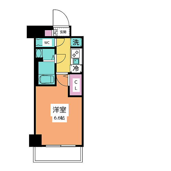 プレサンス大須観音ビザリア 203｜愛知県名古屋市中区大須２丁目(賃貸マンション1K・2階・23.20㎡)の写真 その2