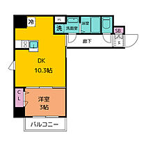 ディアレイシャス東別院II 701 ｜ 愛知県名古屋市中区千代田４丁目10-11（賃貸マンション1LDK・7階・34.85㎡） その2