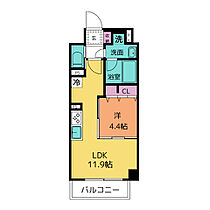 ブルジュ385パークアベニュー 201 ｜ 愛知県名古屋市昭和区鶴舞２丁目1-11（賃貸マンション1LDK・2階・40.85㎡） その2