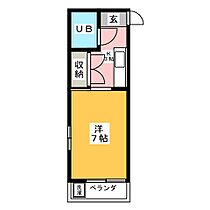 コーポ小川  ｜ 愛知県名古屋市昭和区吹上町１丁目（賃貸マンション1K・2階・21.00㎡） その2