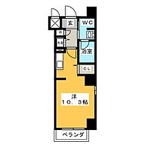 YZ kimabuli  ｜ 愛知県名古屋市中区千代田５丁目（賃貸マンション1R・6階・27.46㎡） その2