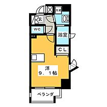 パルティール鶴舞  ｜ 愛知県名古屋市中区千代田３丁目（賃貸マンション1R・4階・24.74㎡） その2